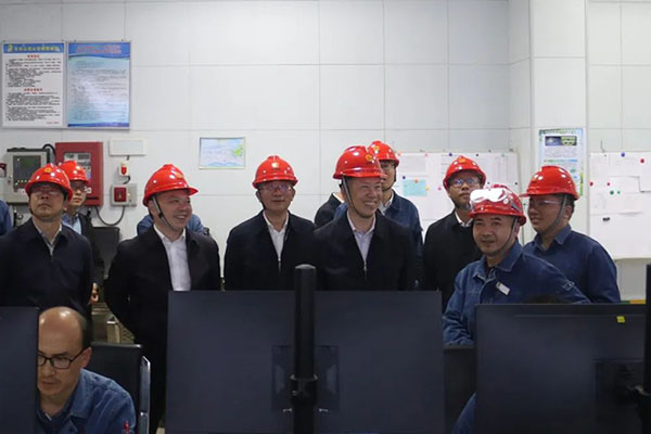 市政協(xié)副主席、應(yīng)急管理局局長李華桂帶隊(duì)到公司調(diào)研